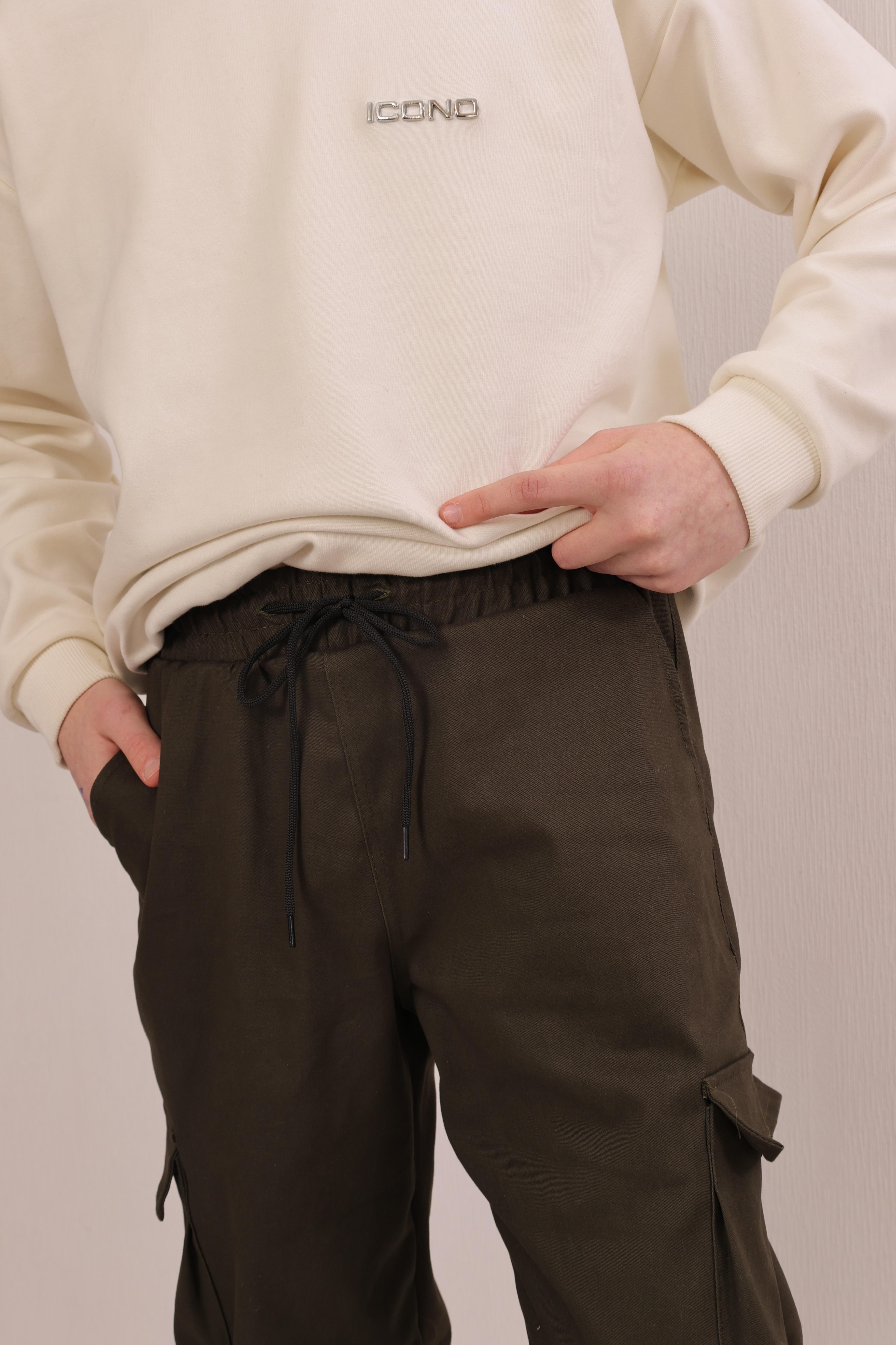 Штаны-джогеры детские демисезонные летние хлопковые р. 134 Хаки (дж демі-134х) - фото 4 Штаны-джогеры детские демисезонные летние хлопковые р. 134 Хаки (дж демі-134х) - фото 4