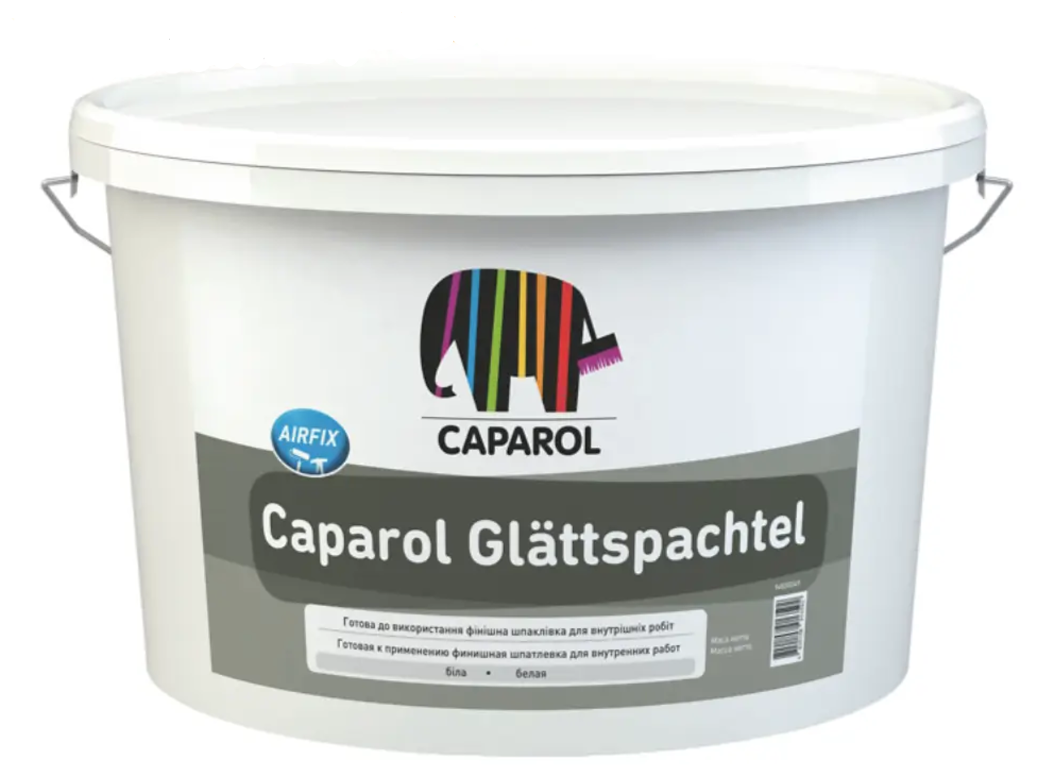 Шпаклівка інтер'єрна акрилова матова Caparol Glattspachtel 25 кг Білий