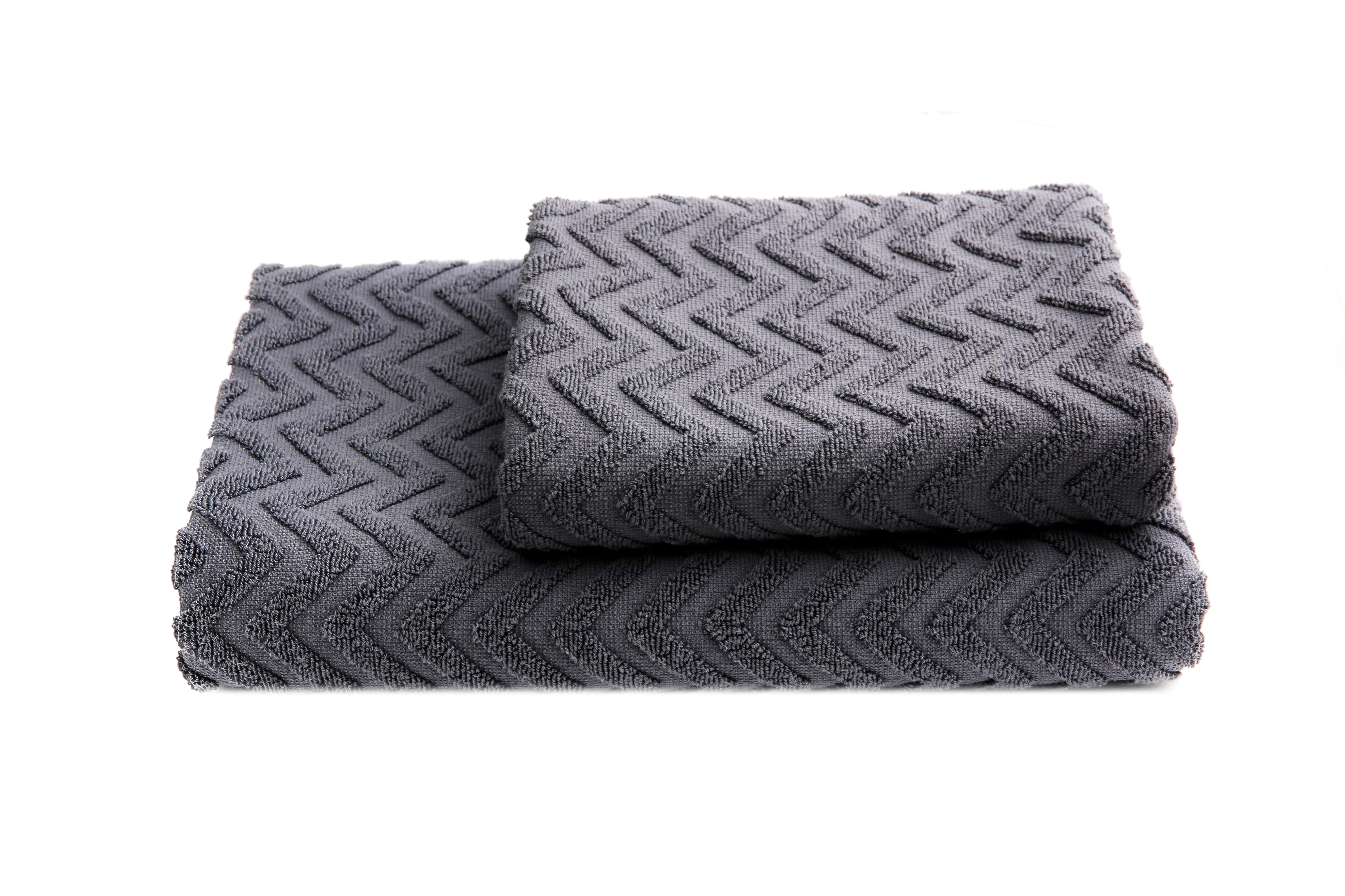 Набор полотенец Zigzag Grey 50х90 см/70х140 см 2 шт.