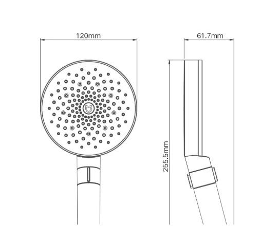 Лейка для душа MiJia Supercharged Hand Shower (MJZYSCHS01DB) - фото 5 Лейка для душа MiJia Supercharged Hand Shower (MJZYSCHS01DB) - фото 5
