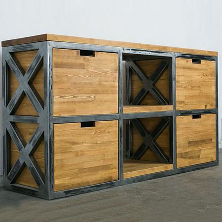 Комод Loft NS-267 1030x1500x450 мм Черный (6156d5933edc877ba8589b6a)