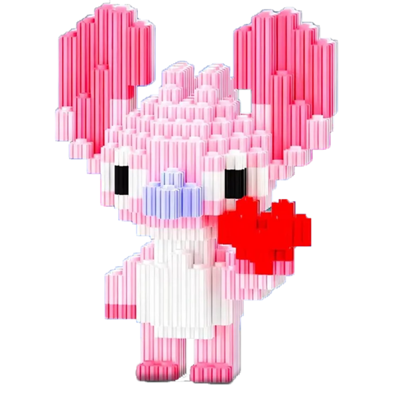 Конструктор фігурка Magic Blocks пікселі Стіч Ангел 301 деталей (ZK-28)