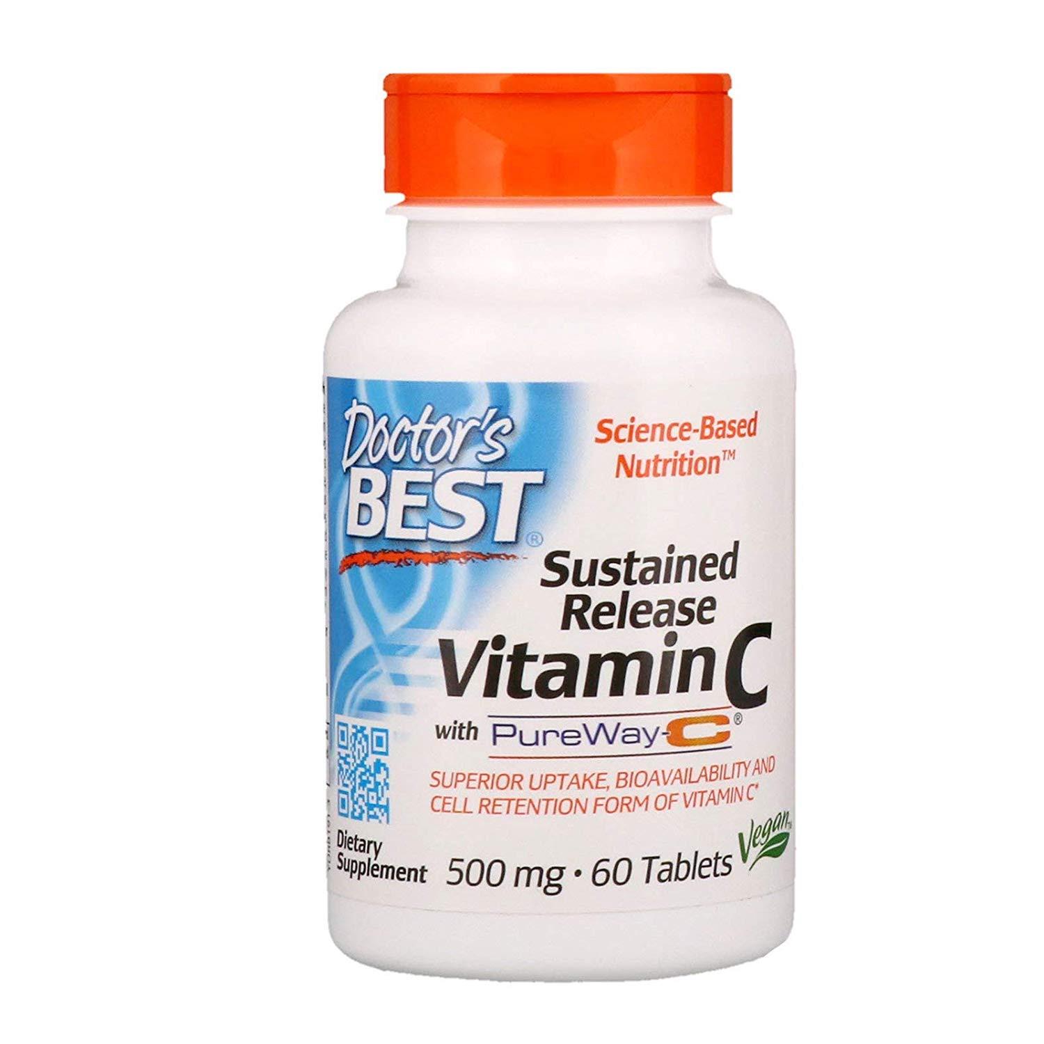 Витамин C Sustained Release Vitamin C with PureWay-C 500 мг 60 Tablets Витамин C Sustained Release Vitamin C with PureWay-C 500 мг 60 Tablets