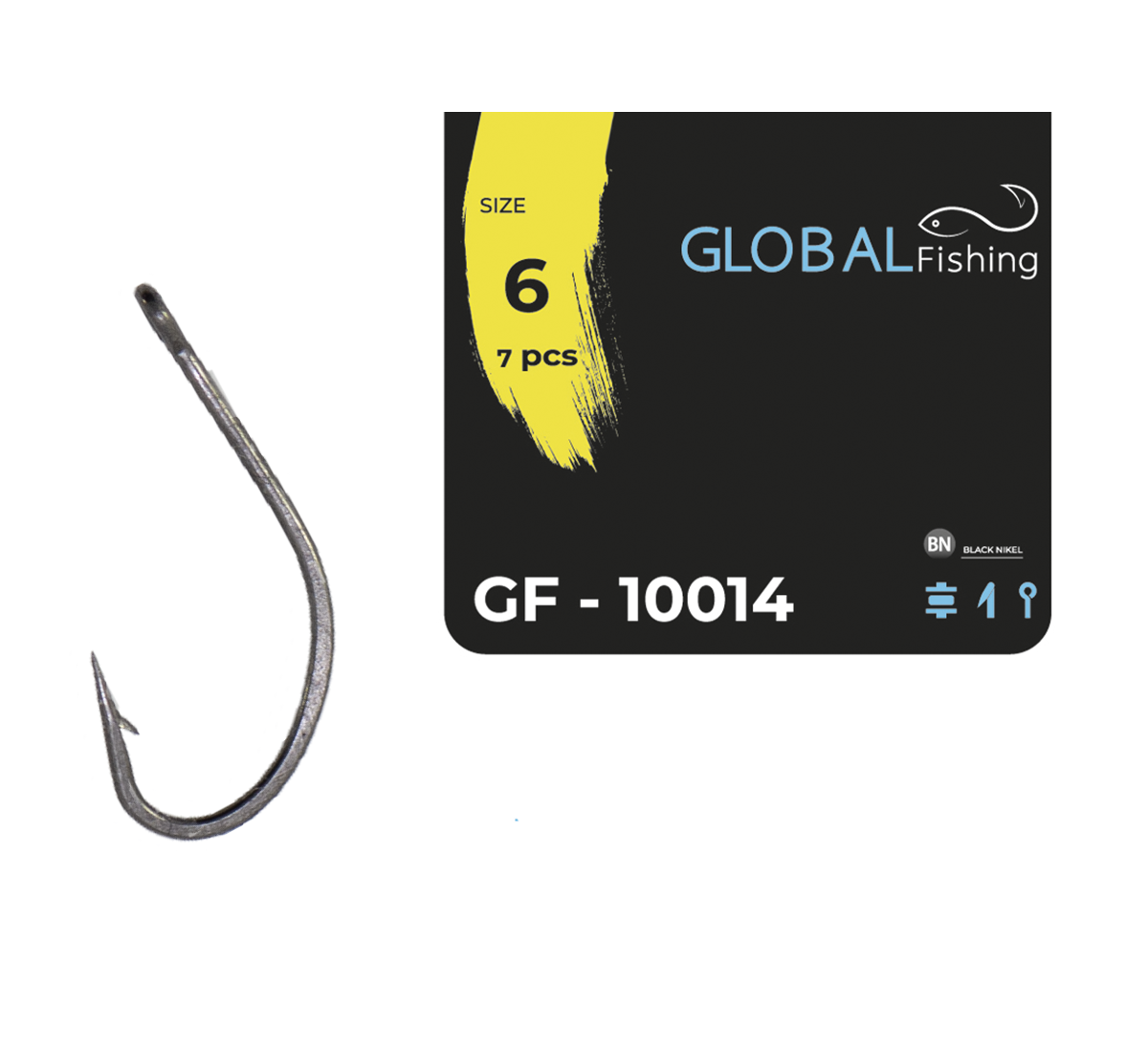 Крючок Global Fishing GF-10014 №6 (1646887694)