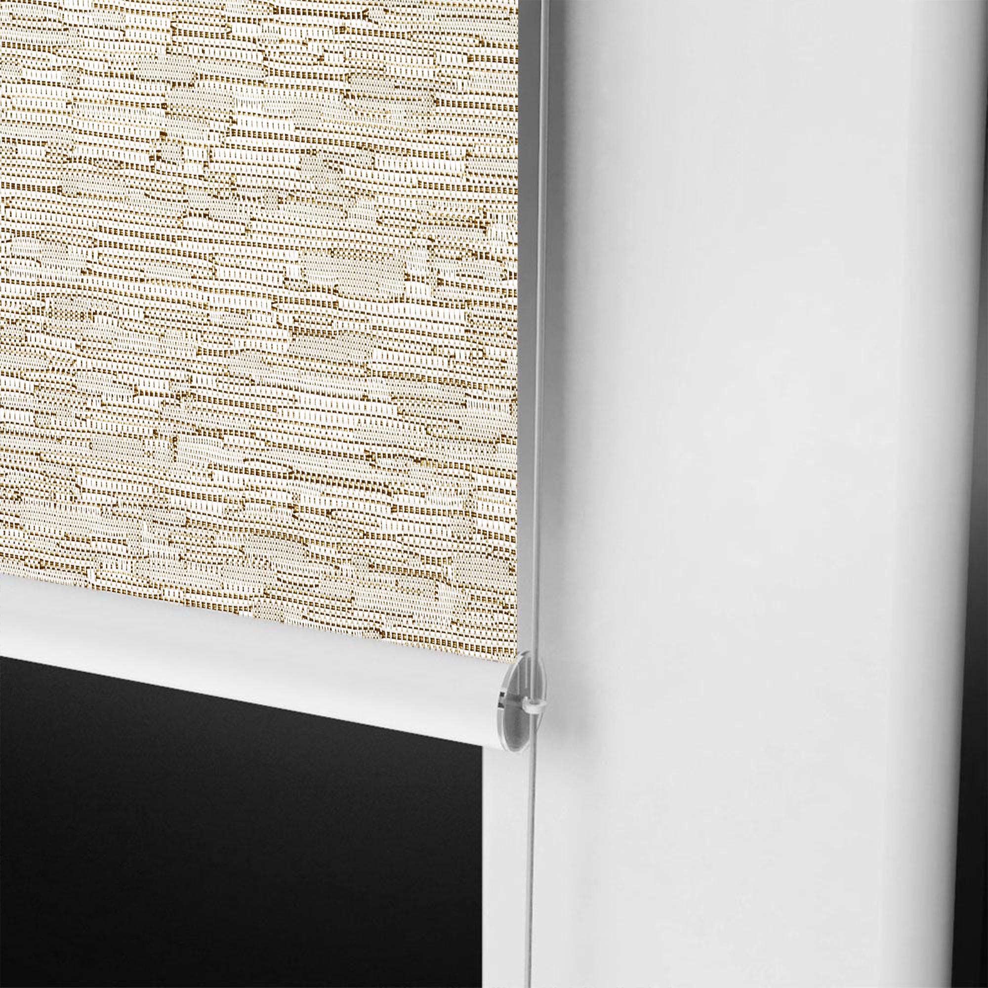 Роллета тканевая блэкаут 57,5х150 см Капучино с-3001/Мн-19 Белый - фото 2 Роллета тканевая блэкаут 57,5х150 см Капучино с-3001/Мн-19 Белый - фото 2