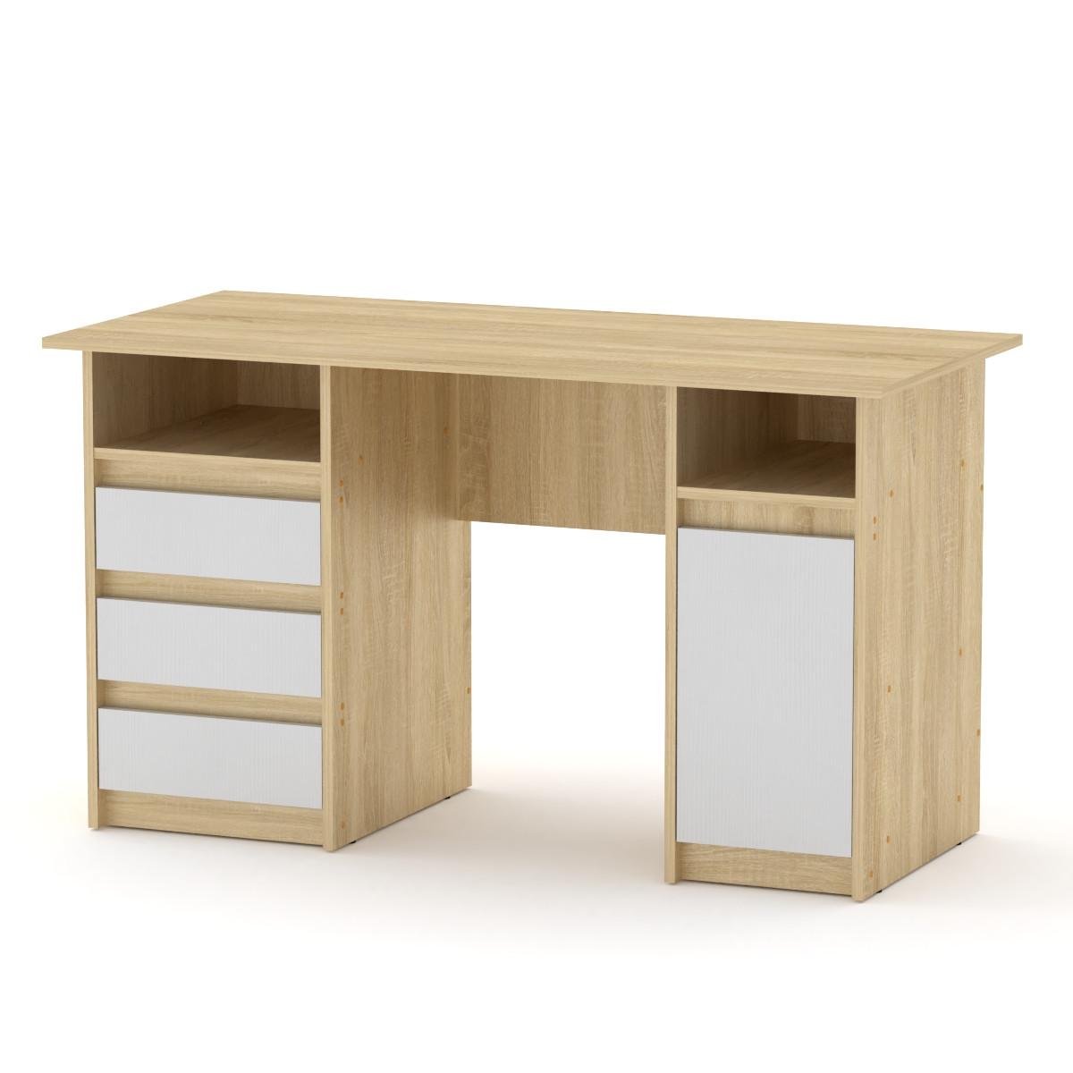 Письмовий стіл Компаніт Дуб сонома/Білий (26992712) - фото 1 Письмовий стіл Компаніт Дуб сонома/Білий (26992712) - фото 1
