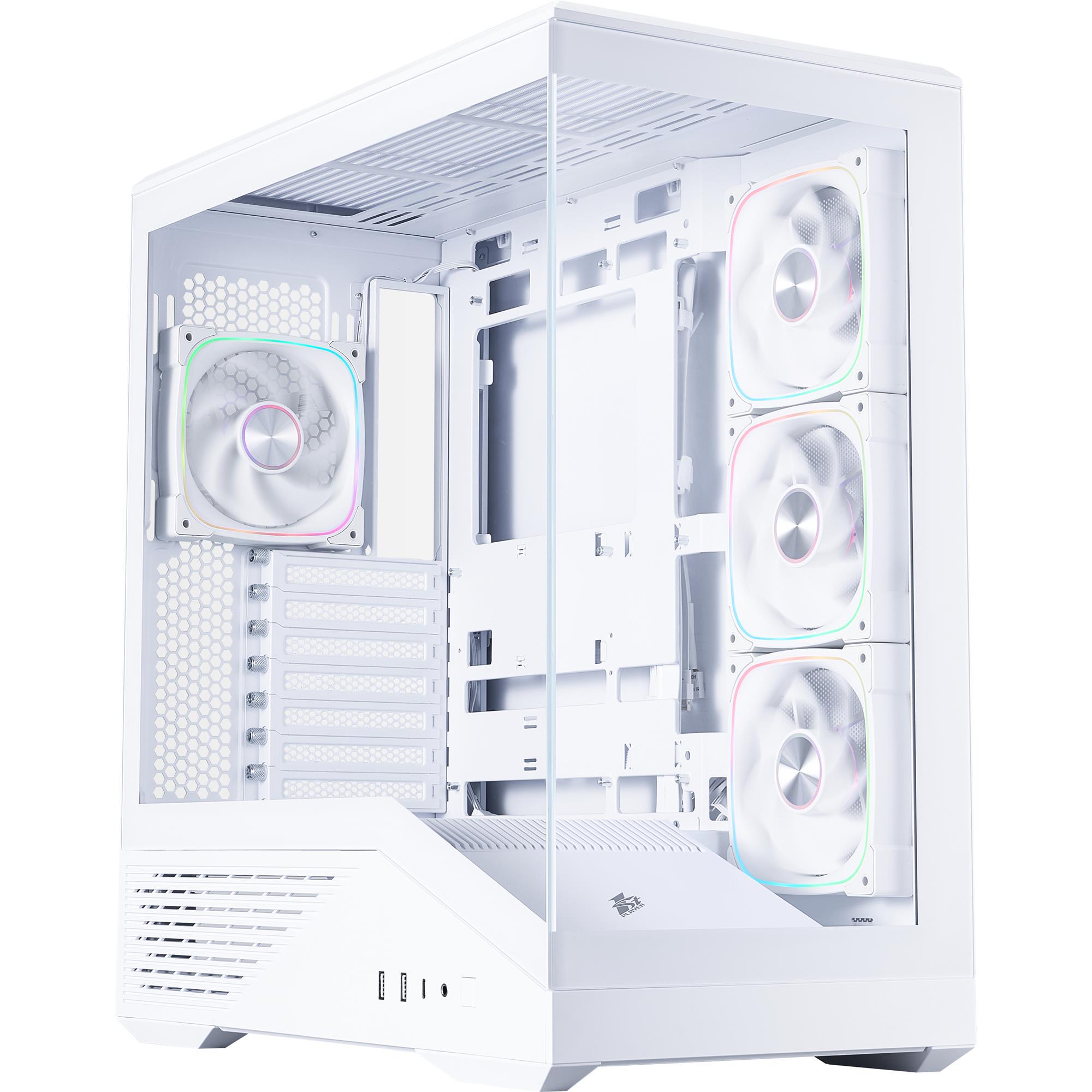 Компьютерный корпус без блока питания 1stPlayer GM7 White (GM7-WH-3FN7R-W-1FN7-W)