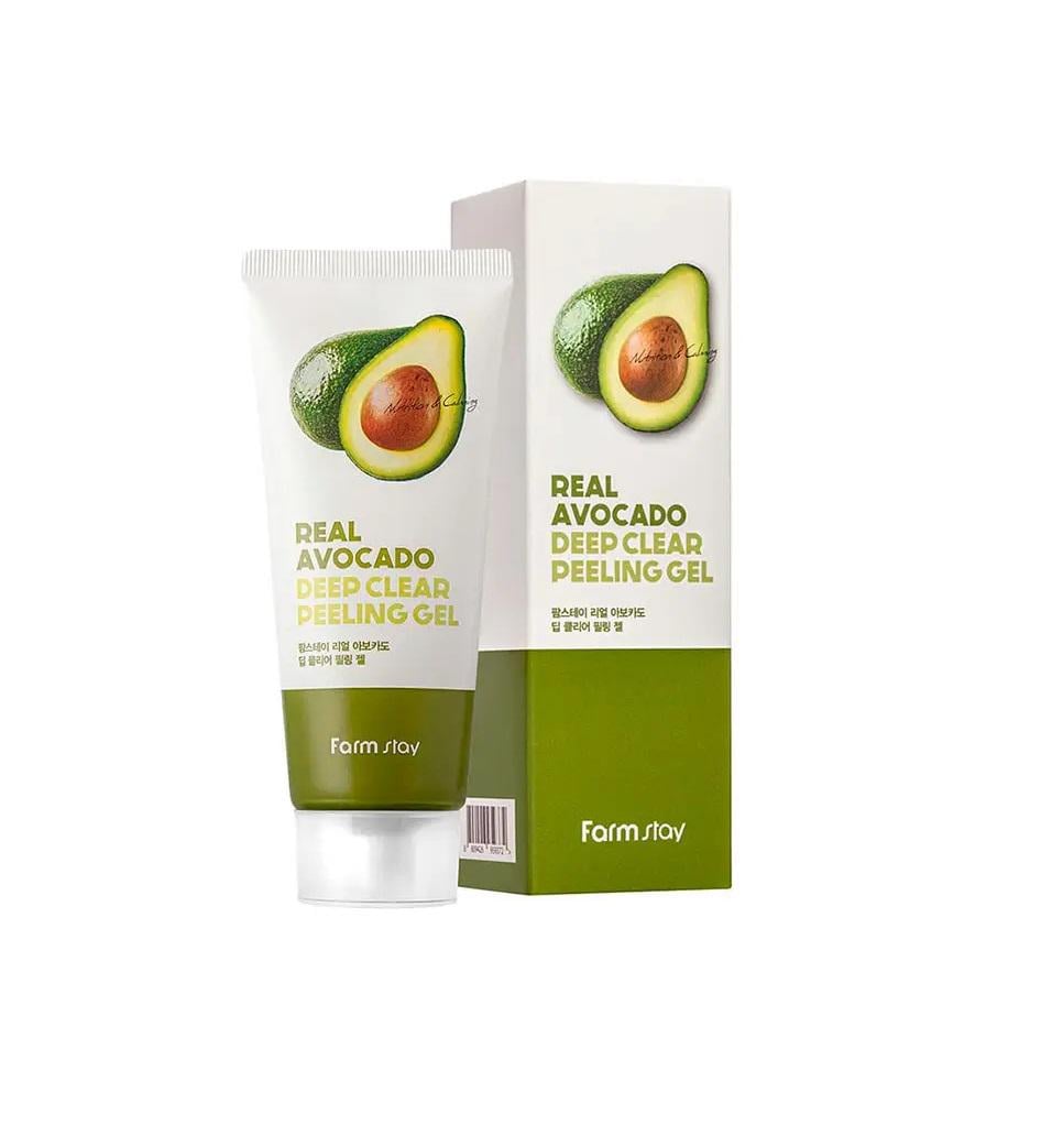 Пилинг-гель с экстрактом авокадо FarmStay Real Avocado Deep Clear Peeling Gel 100 мл (8809426959372)
