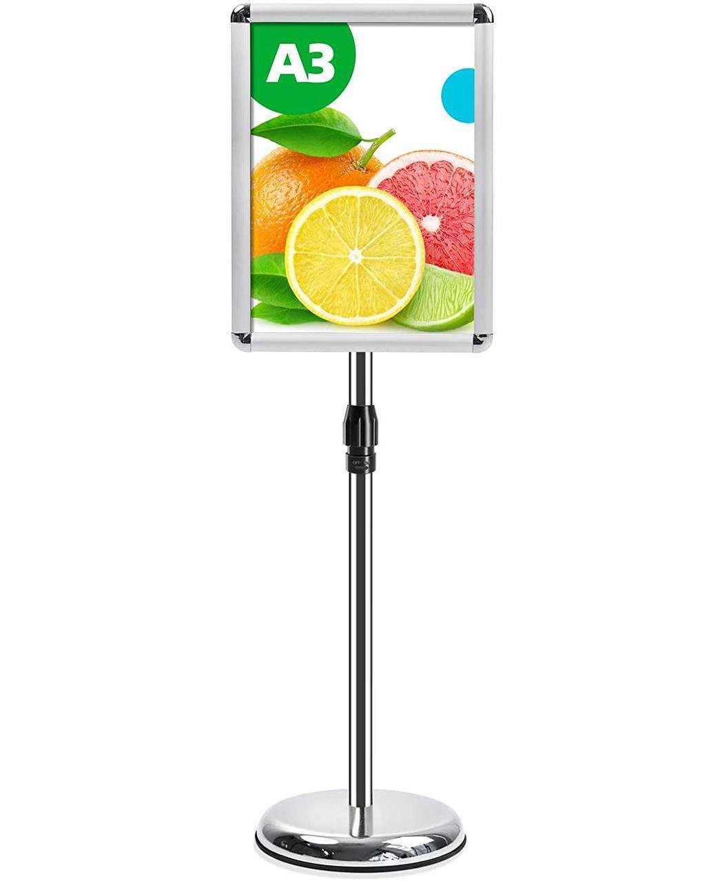 Стенд информационный Flexible A3 с безопасным уголком