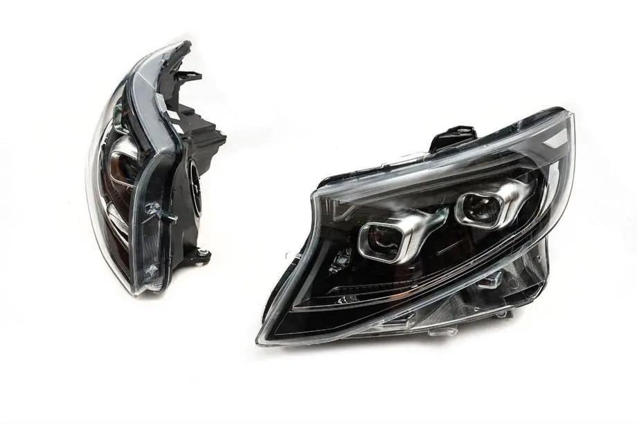 Передні фари LED 2025 Design для V-class GBT для Mercedes Vito/V-class W447 2014- рр. полікарбонат 2 шт. Хром