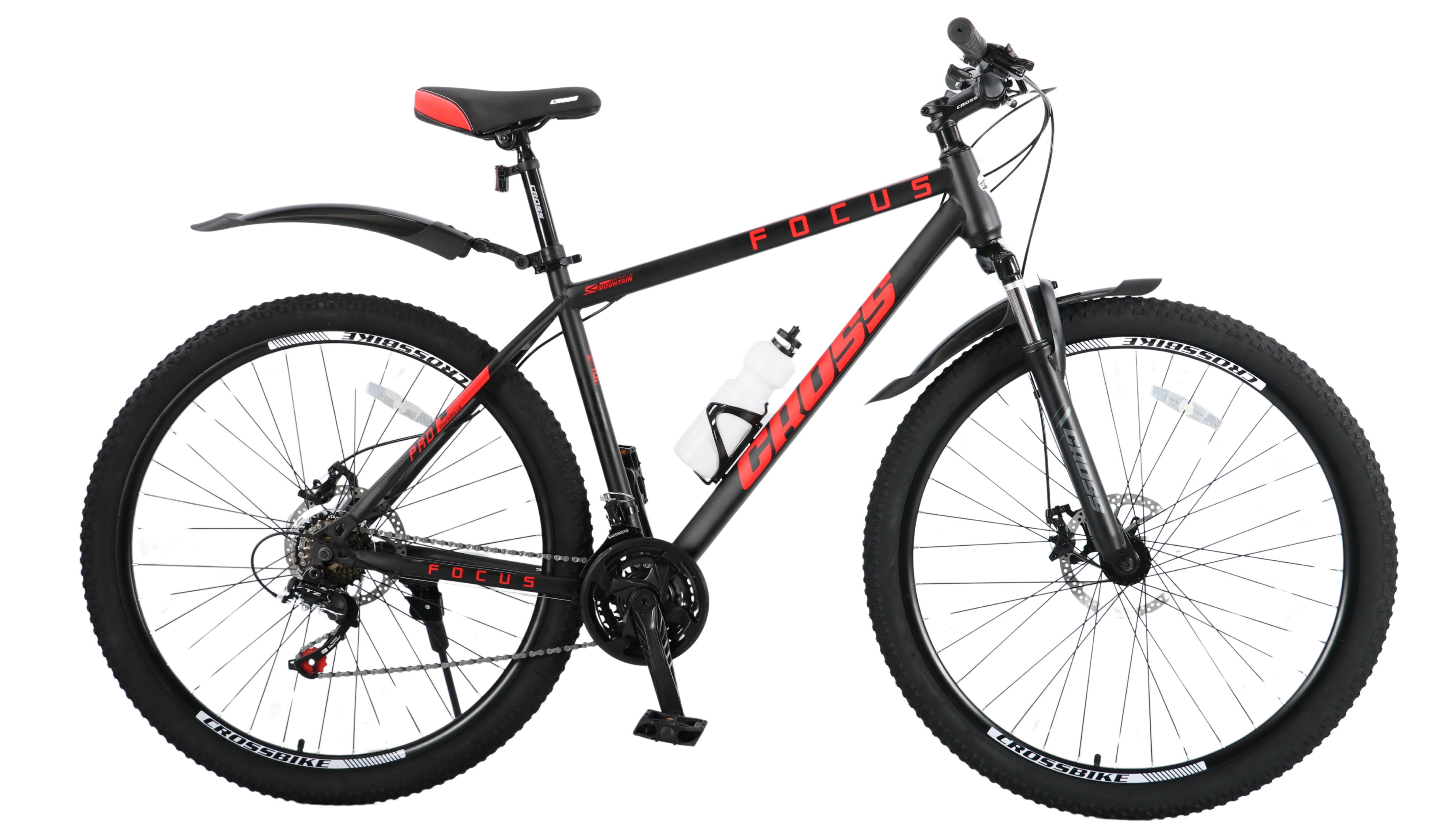 Велосипед Cross Focus 29" 19,5" Черно-красный
