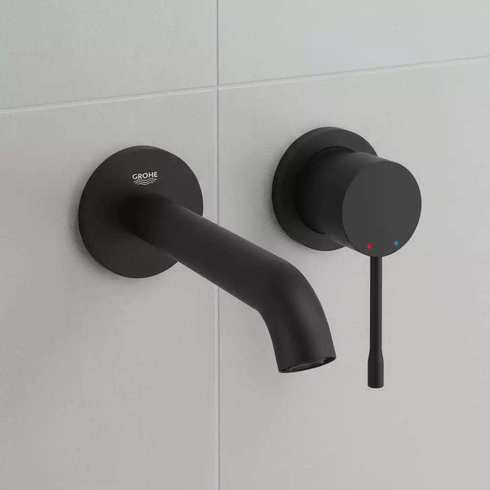 Смеситель скрытого монтажа для раковины Grohe Essence New 29192KF1 Черный (544398)