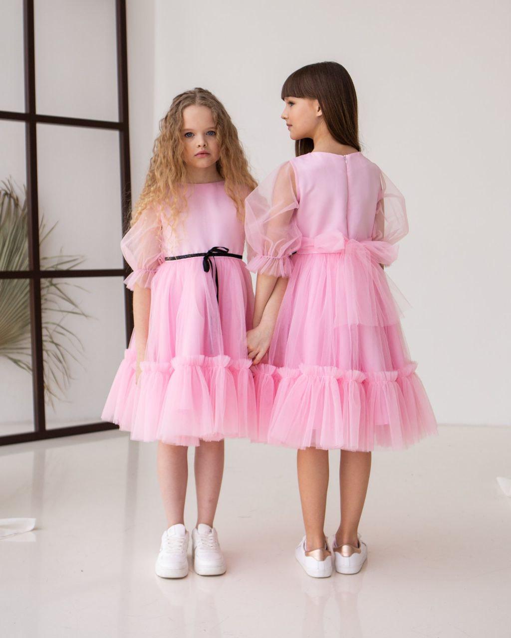 Платье праздничное для девочки 140 см Розовый (2228297068) - фото 8 Платье праздничное для девочки 140 см Розовый (2228297068) - фото 8