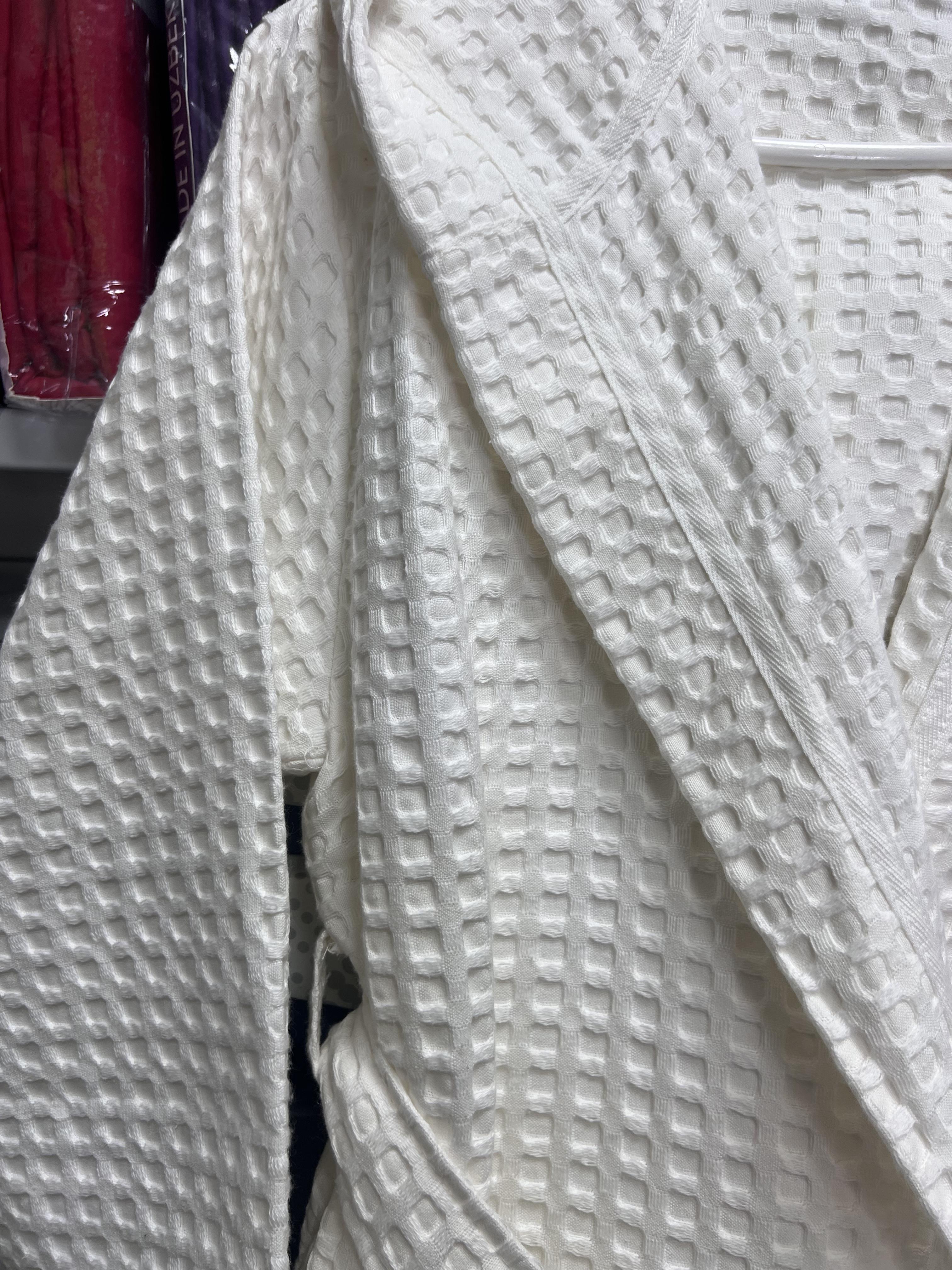 Халат жіночий вафельний Nusa M бавовна Білий (2703973337) - фото 7 Халат жіночий вафельний Nusa M бавовна Білий (2703973337) - фото 7