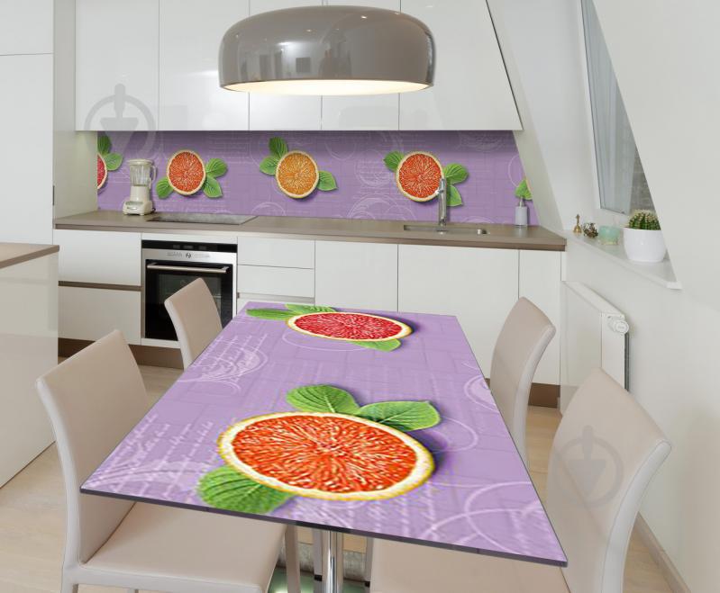 Наклейка виниловая на стол Zatarga  "Апельсин" 650х1200 мм Z181726/1st