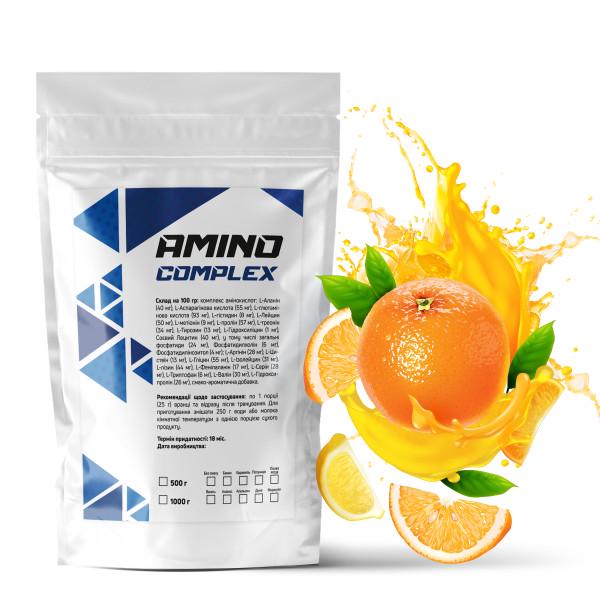 Аминокомплекс Amino Complex Апельсин 90% белка на 20 порций 500 г (21-125-am-ap500)