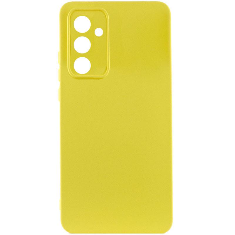 Противоударный чехол Silicone Cover Lakshmi Full Camera (AA) для Samsung Galaxy A16 4G/5G желтый/Flash