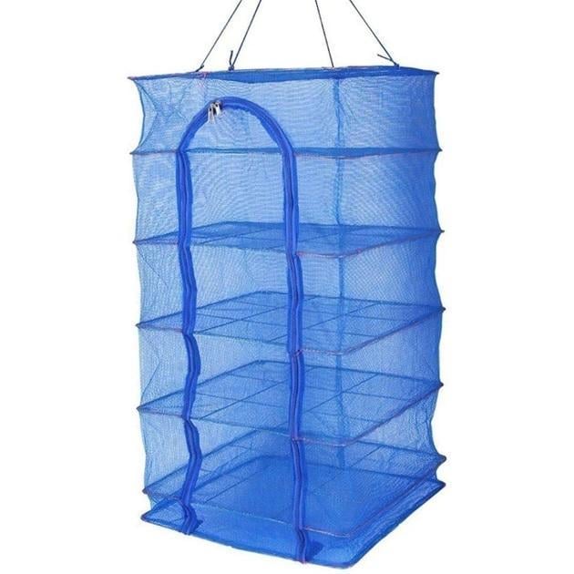 Сушарка для риби/фруктів/овочів/грибів підвісна 5 яруси 50х50х100 см (НР051544)