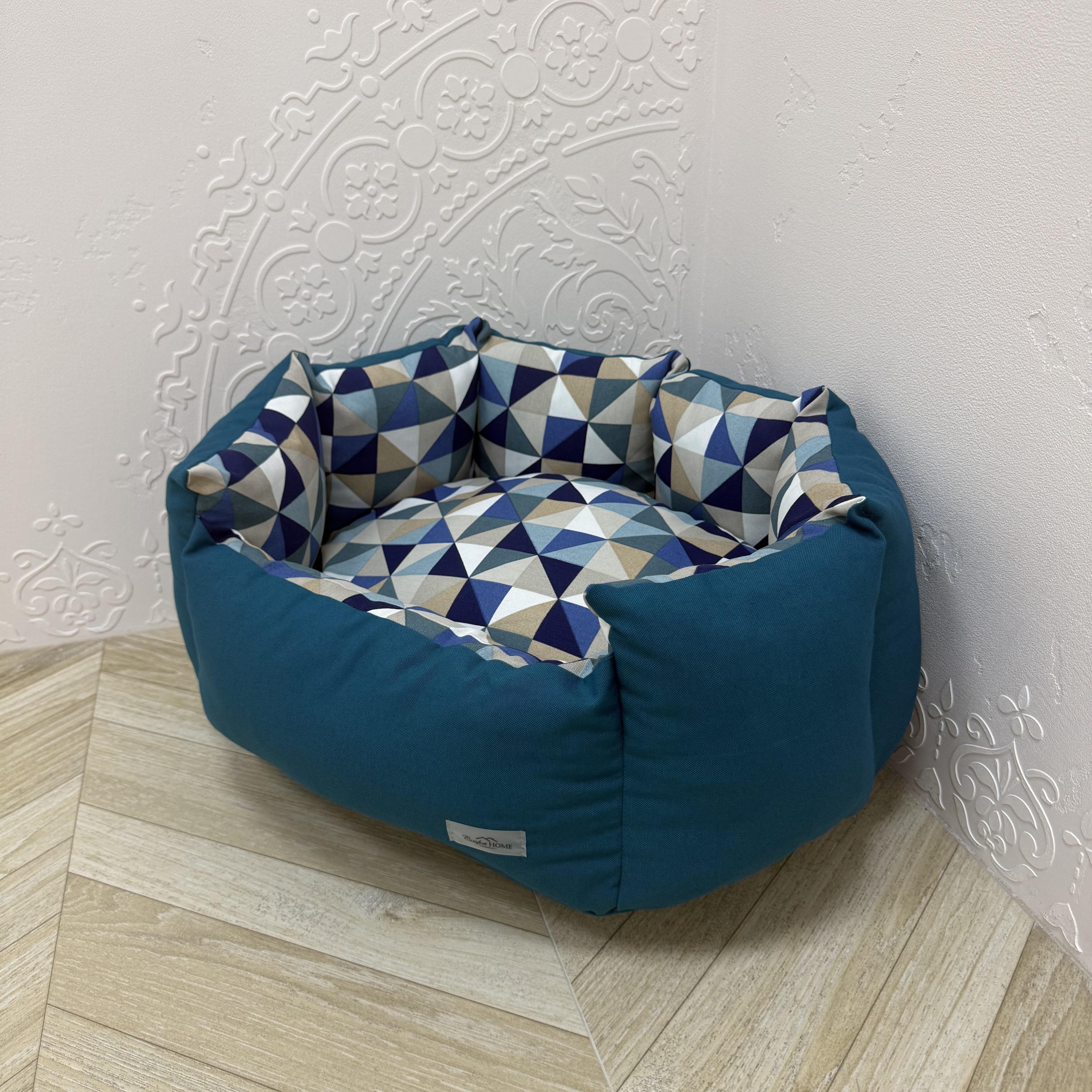 Лежак для котов и собак Comfort Home Mosaic new 60х45 см