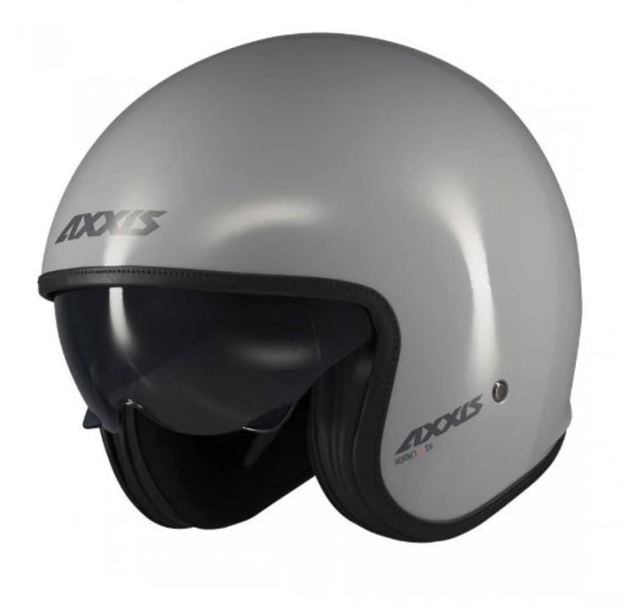 Мотошлем Axxis HORNET SV S Solid A2 L Gloss Grey (47592)