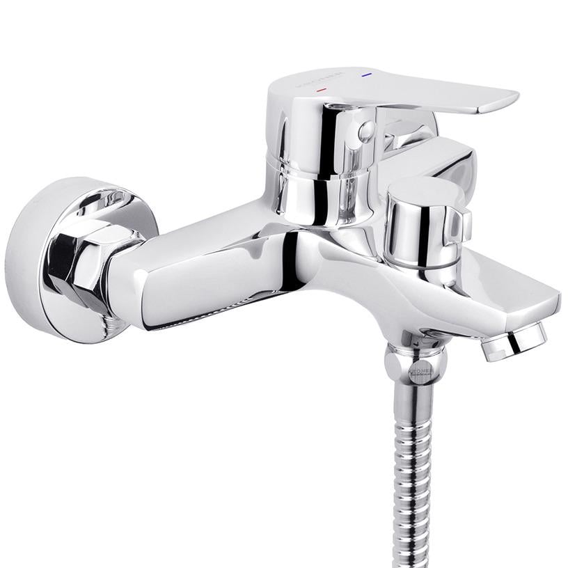 Смеситель для ванны Kroner KRP Hagen-C060 CV032255 однорычажный Хром (215948)