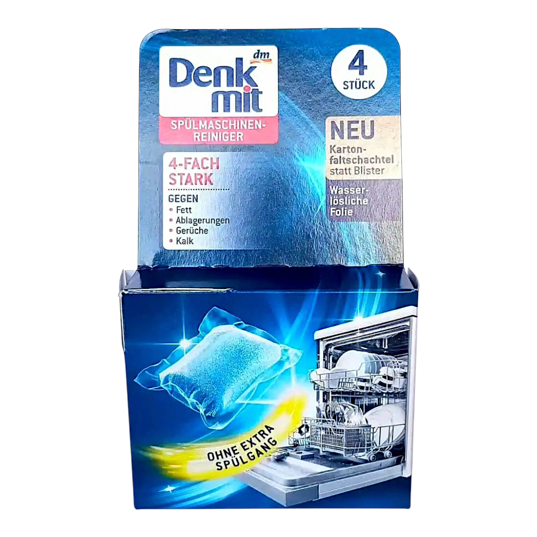 Таблетки для чищення посудомийної машини Denkmit Spülmaschinenreiniger 4 таблетки по 20 г (664636dn)
