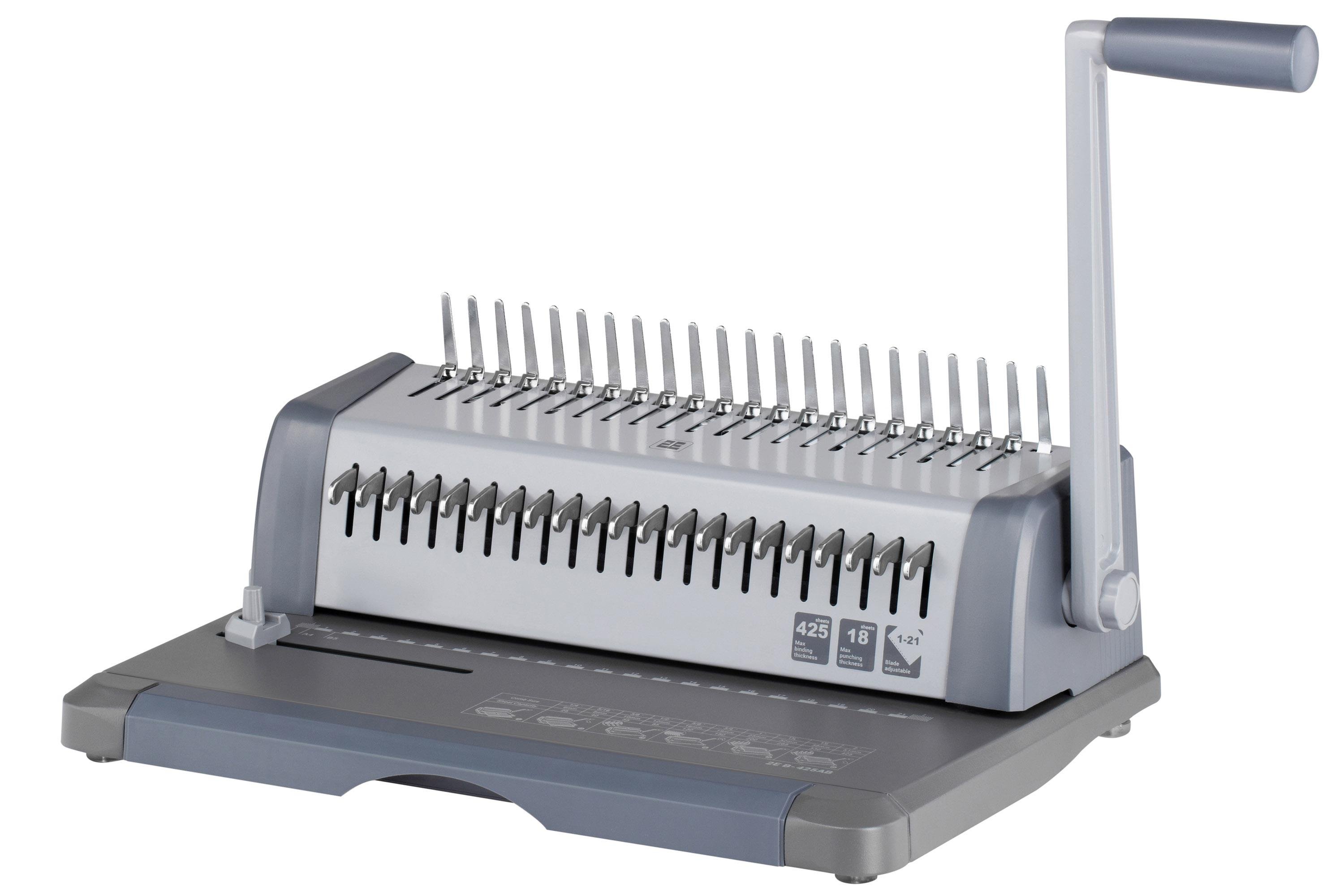 Биндер 2E B-425AB количество ножей 1 шт. /21 шт. переплетная способность 425 листов (2E-B-425AB) Биндер 2E B-425AB количество ножей 1 шт. /21 шт. переплетная способность 425 листов (2E-B-425AB)