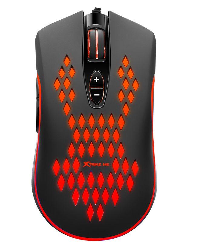 Мышь Xtrike ME GM-222 USB оптическая RGB Black (48689) - фото 2