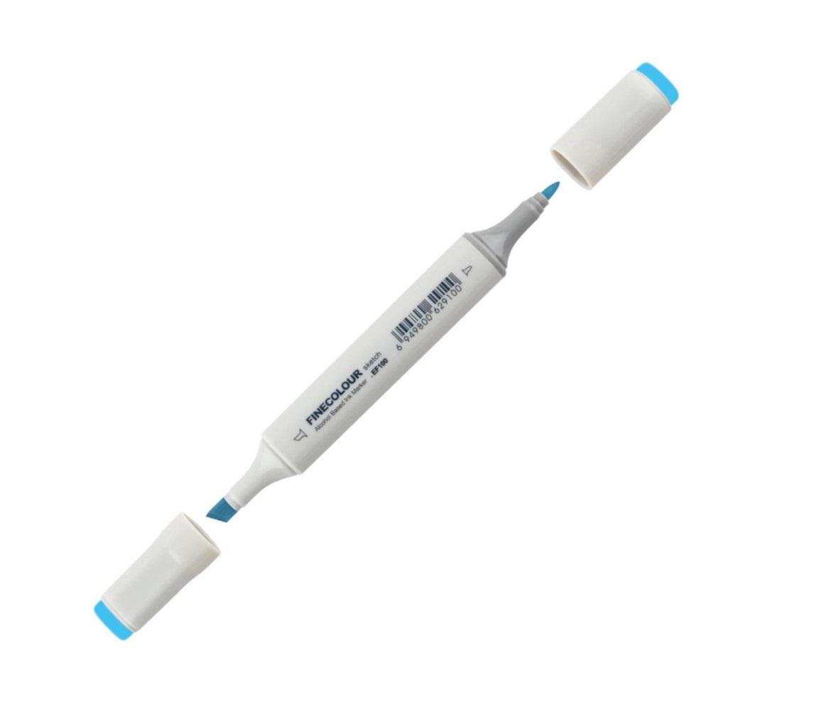 Маркер спиртовой Finecolour Sketchmarker 285 Флуоресцентный синий (EF100-285)
