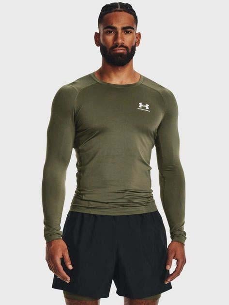 Лонгслив UA HG Armour Comp LS M Оливковый (1361524-390 M)