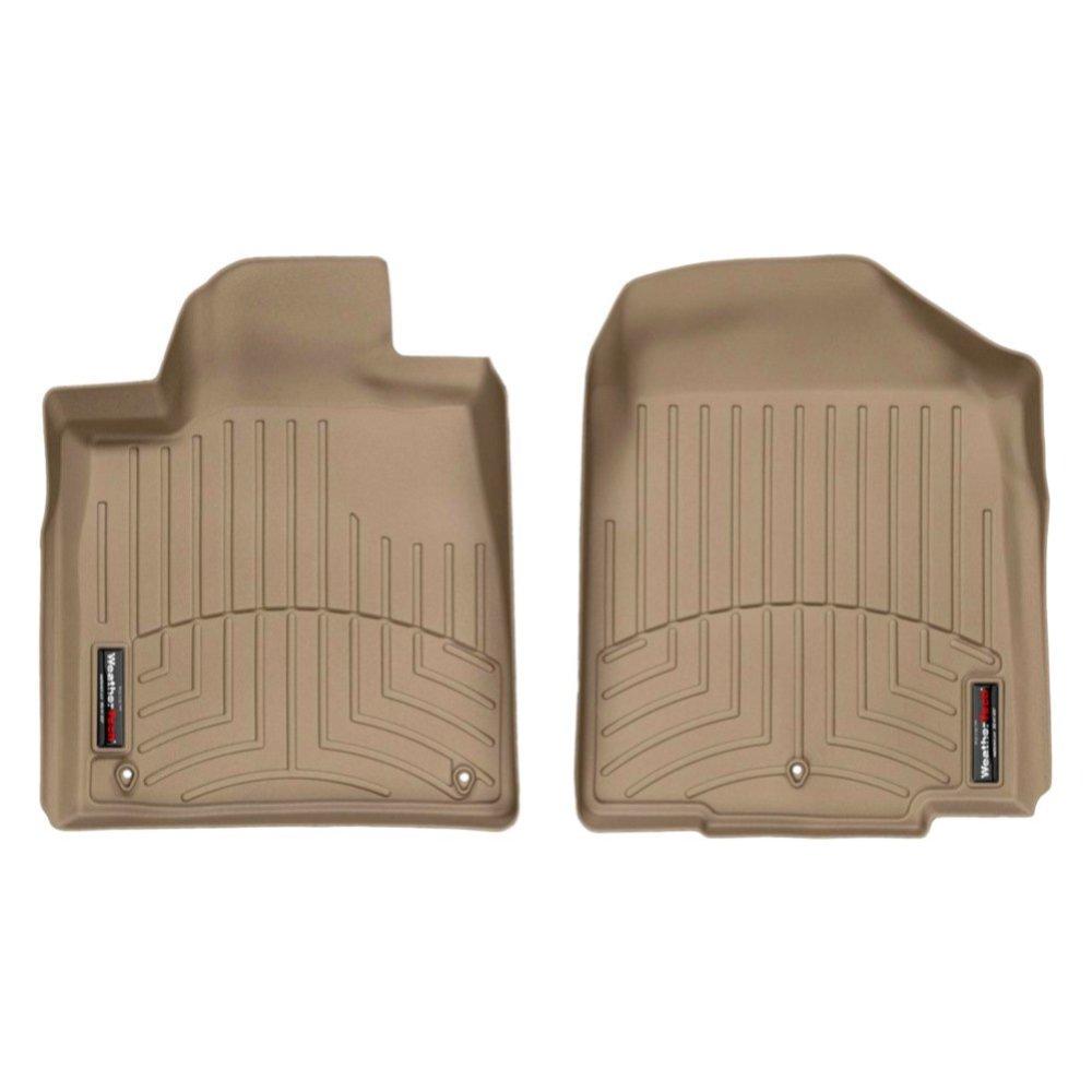 Коврики в салон WeatherTech для Acura MDX 2006-13 передние с бортиком Бежевый (451141)