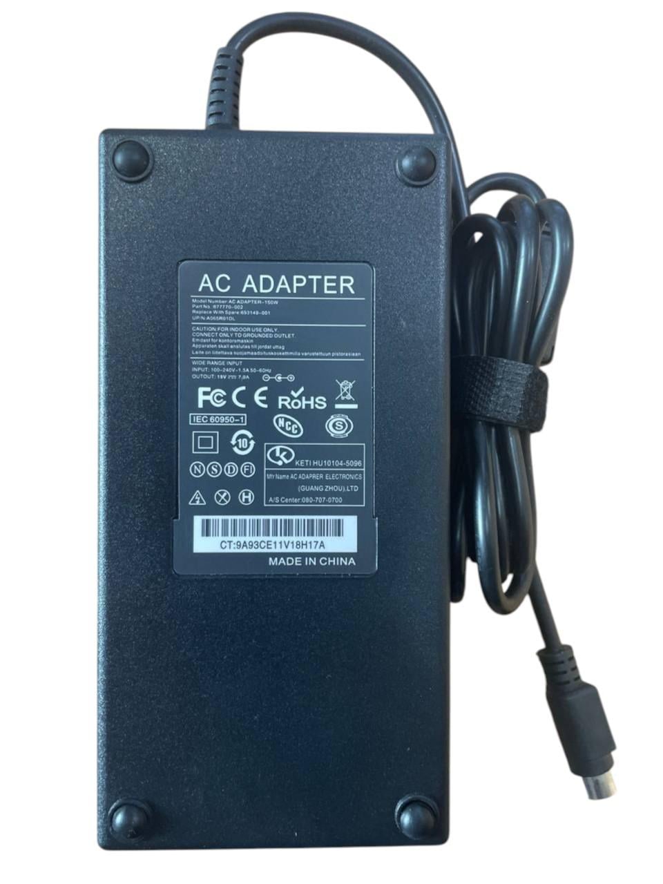 Блок питания для ноутбука HP YDS-150A 150W 19V 7,9A 10 мм (079479)