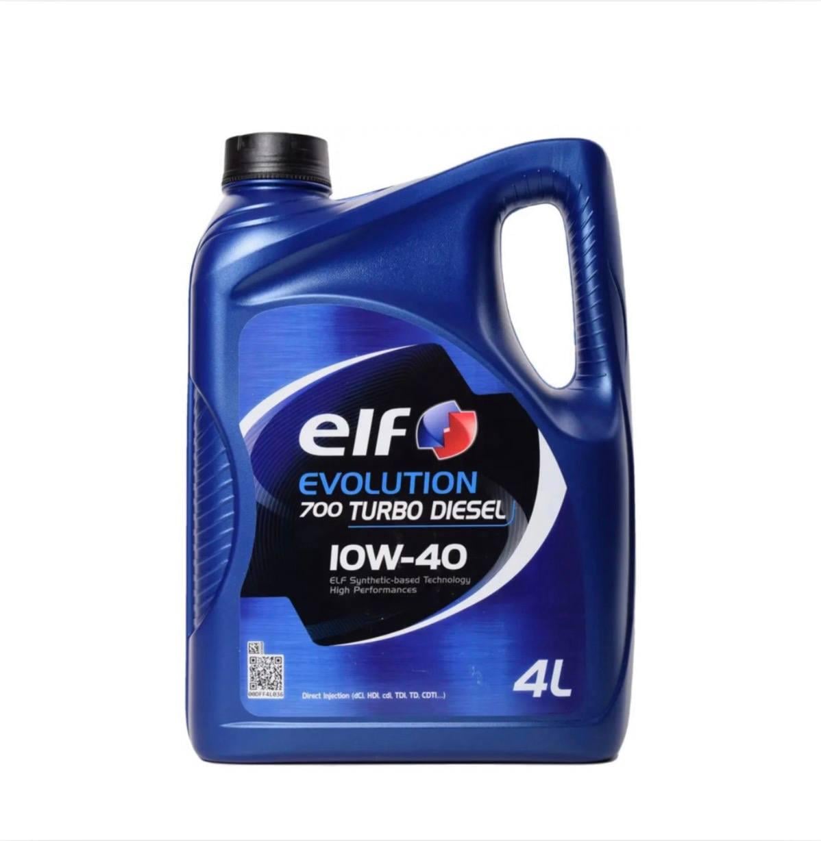 Моторное масло ELF Evolution 700 Turbo Diesel 10W-40 4 л (21995854)