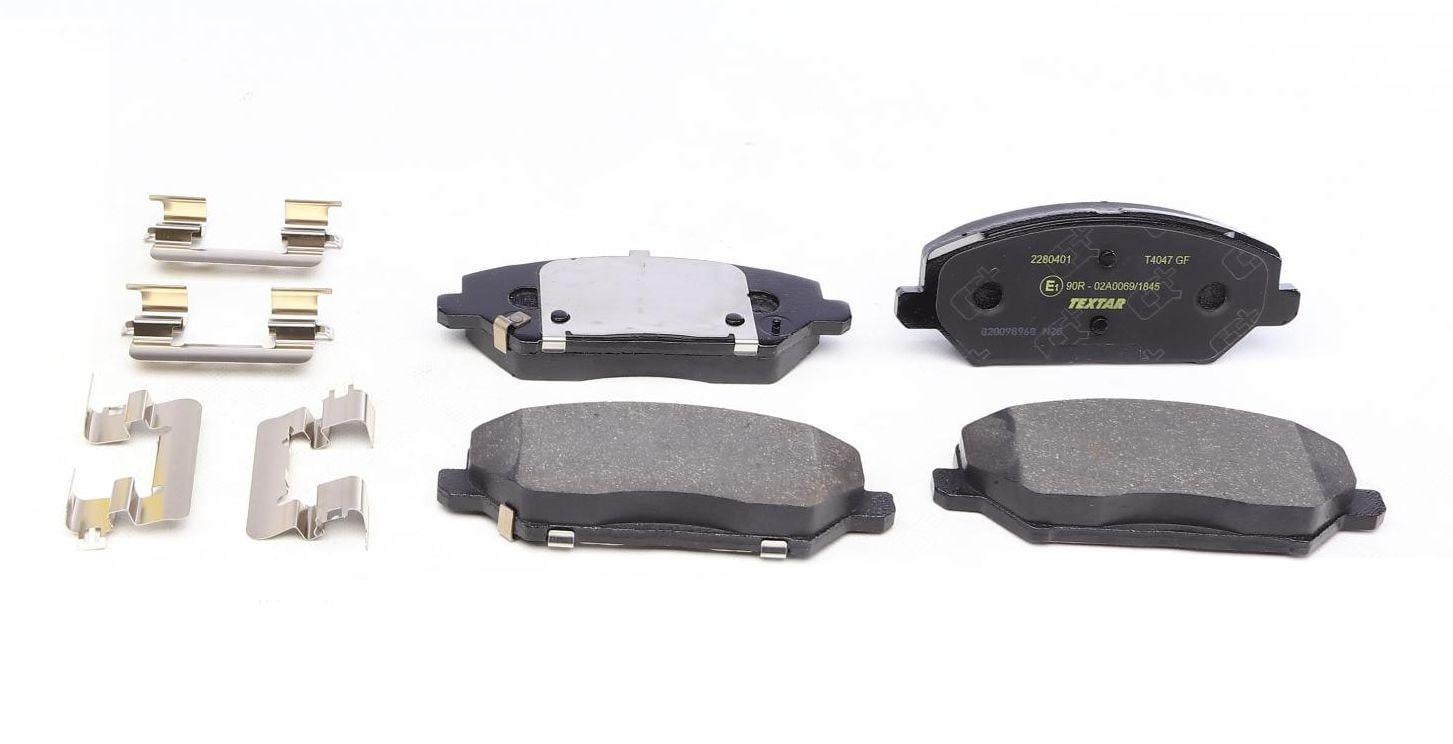 Колодки тормозные передние TEXTAR Hyundai i30 16-/Kia Ceed/Pro Ceed 18-Q+ (2280401 TEXTAR)