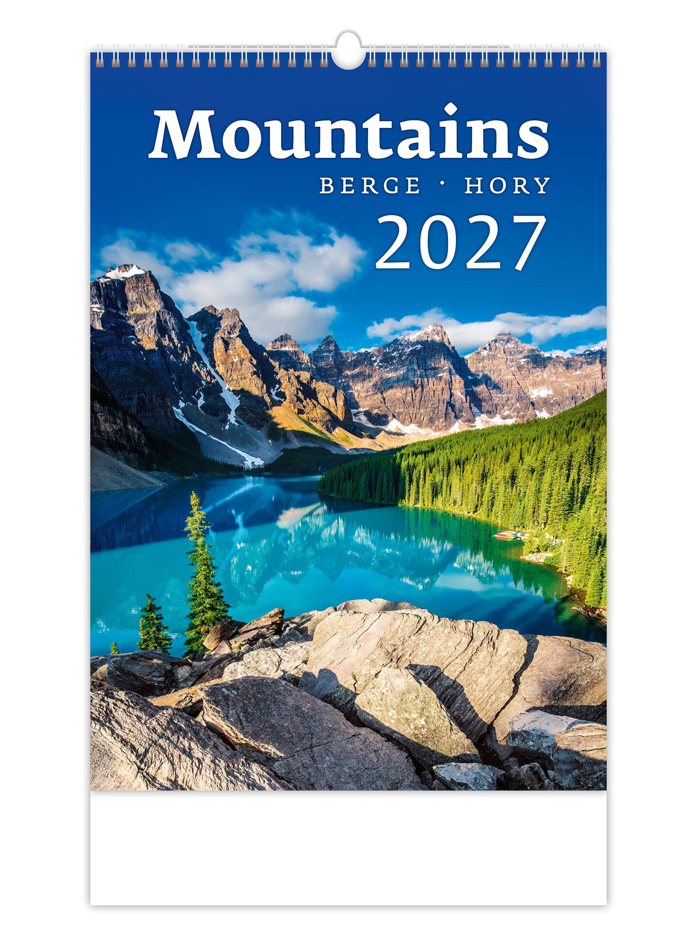 Календар настінний 2027 HELMA Mountains 31,5х45 см (N126-27) Календар настінний 2027 HELMA Mountains 31,5х45 см (N126-27)