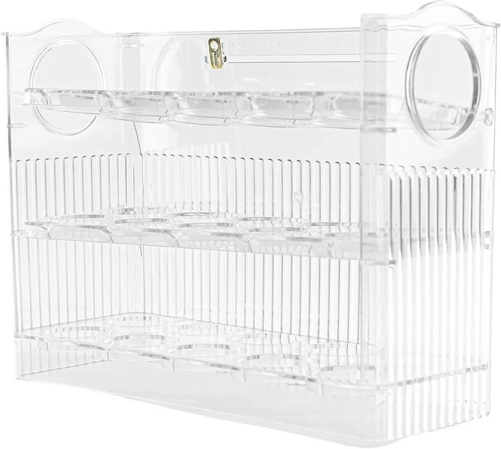 Органайзер для яиц в холодильник 3-ярусный 30 шт. Прозрачный (2479518759)