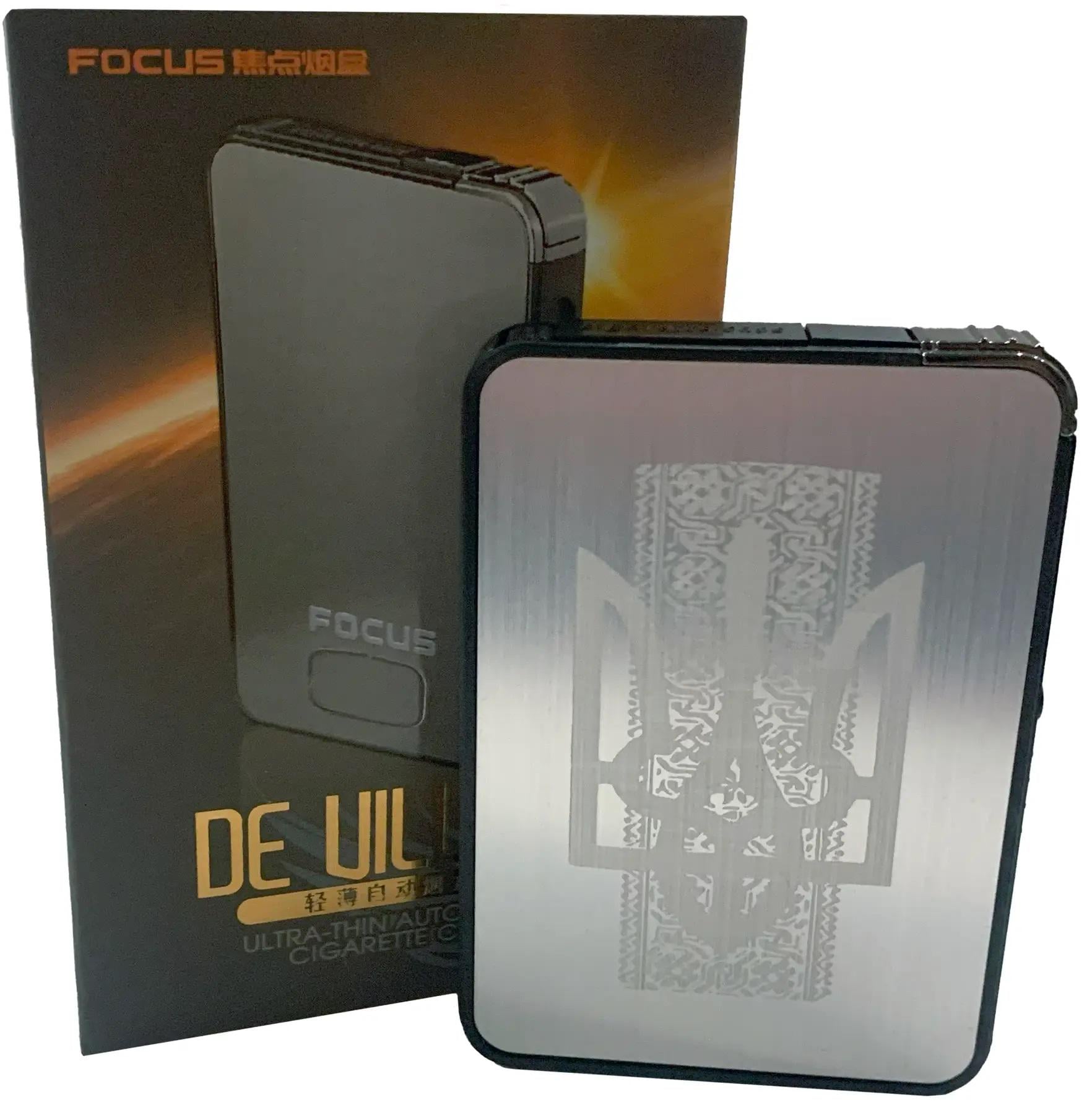 Портсигар із запальничкою металевий Ukraine Герб (hl-427-8)