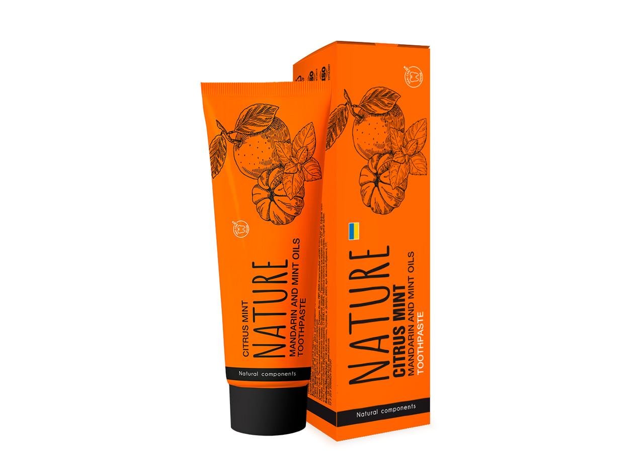 Зубная паста Bioton с мандарином и мятой 100 мл