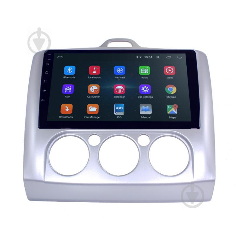 Штатная автомобильная магнитола 9" Ford Focus 2 (2005-2011 г.) GPS Wi Fi IGO Android 8.1