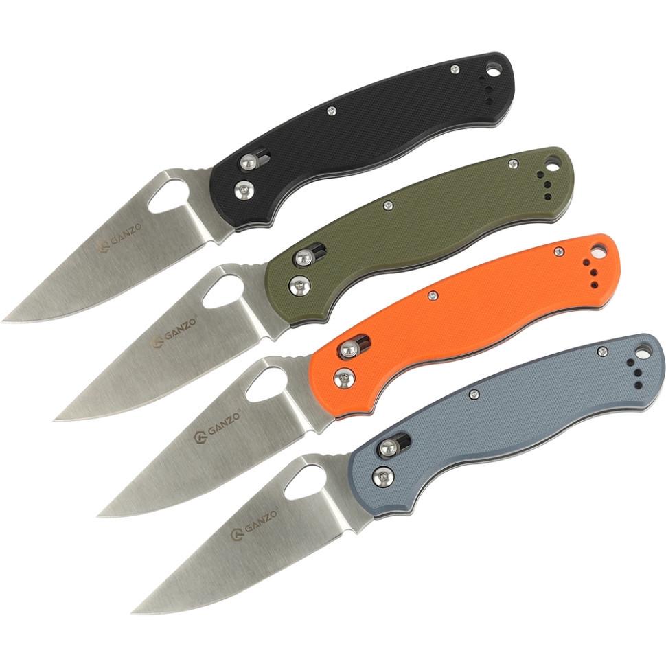 Нож складной туристический Ganzo G729-GR Зеленый (A-015382) - фото 9 Нож складной туристический Ganzo G729-GR Зеленый (A-015382) - фото 9