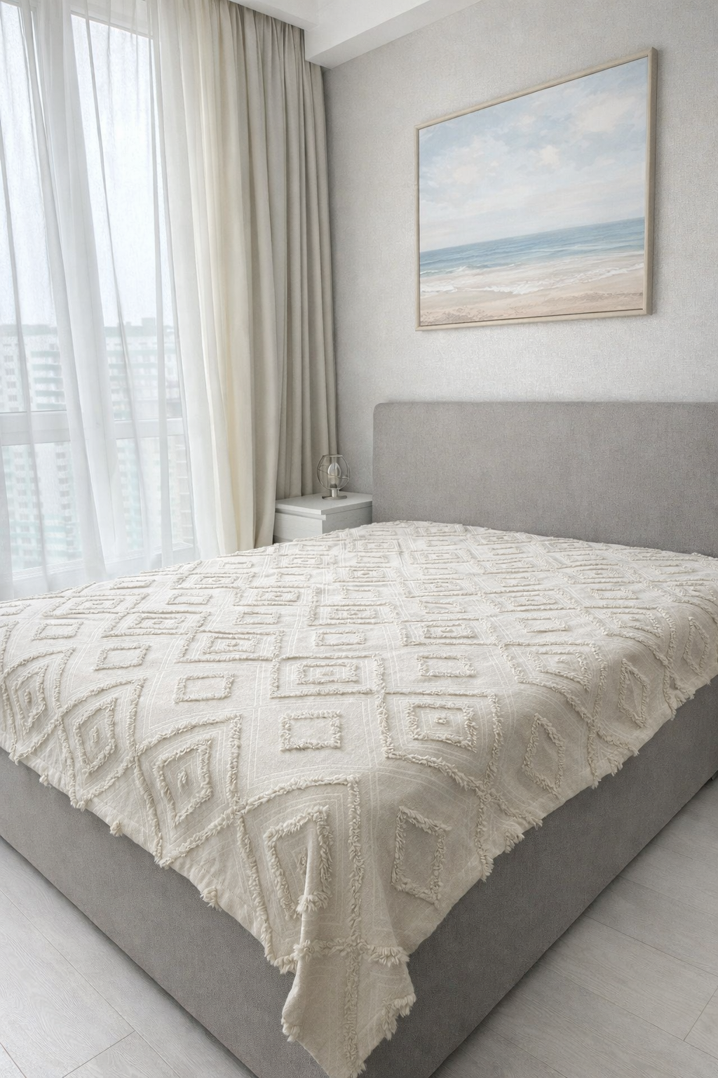 Покрывало Diamond Nordic 180х200 см Молочный (DN180200M)