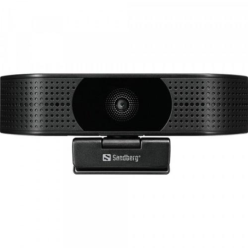 Веб-камера Sandberg Webcam Pro Elite IMX258 з мікрофоном Black (134-28)