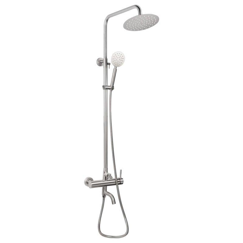 Душевая система со смесителем Lidz LIDZNKS12321004 Сатин (76503)