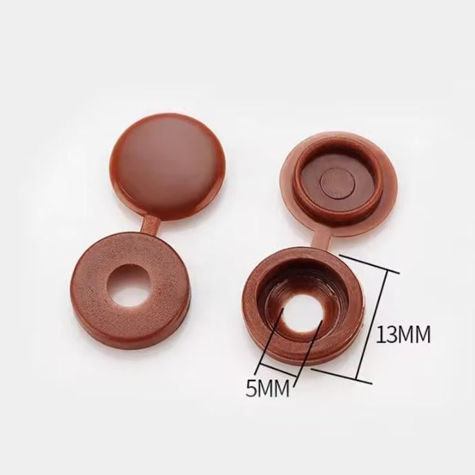 Колпачки под саморезы декоративные пластиковые Коричневый 20 шт. (30284962) - фото 3 Колпачки под саморезы декоративные пластиковые Коричневый 20 шт. (30284962) - фото 3