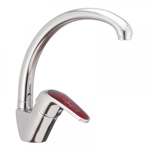 Смеситель для кухни Haiba MAGIC 011 Красный (HB0699)
