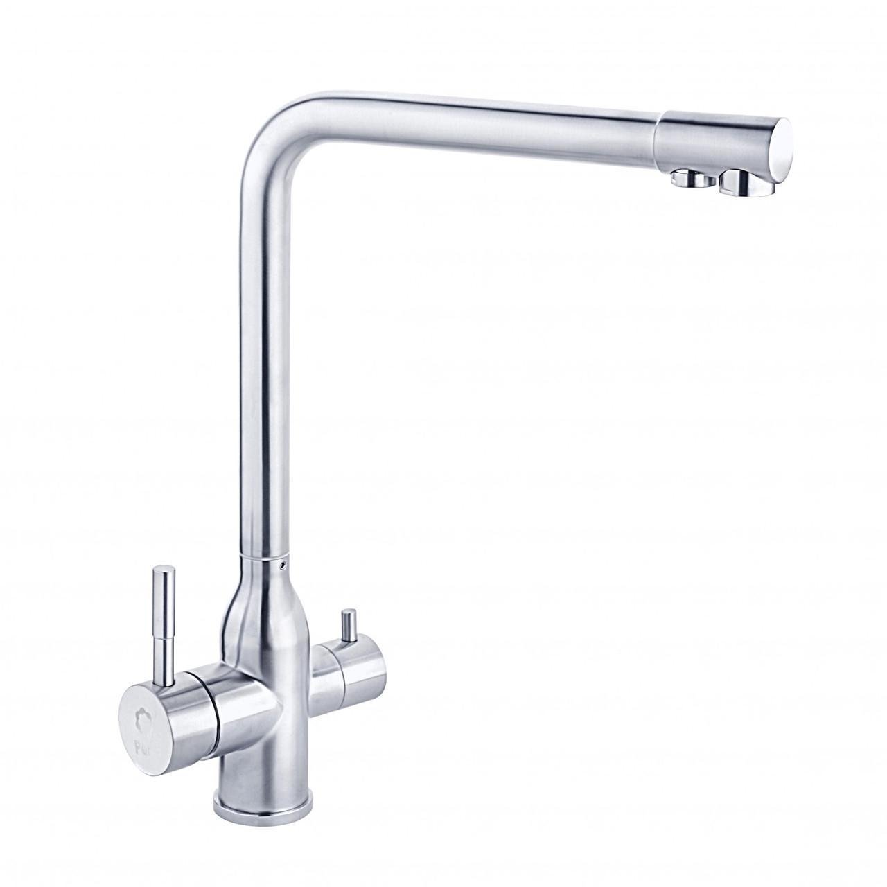 Смеситель для кухни Perla OCELI с подключением к фильтру нержавеющая сталь (PSS501) Смеситель для кухни Perla OCELI с подключением к фильтру нержавеющая сталь (PSS501)