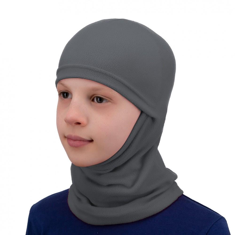 Балаклава дитяча IVN фліс 3в1 Сірий (IV-6968-3) - фото 3 Балаклава дитяча IVN фліс 3в1 Сірий (IV-6968-3) - фото 3