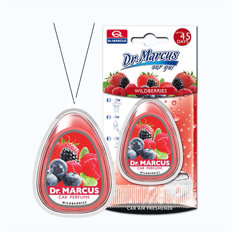 Ароматизатор Dr. Marcus Car Gel Wildberries овал на подвеске (029649)