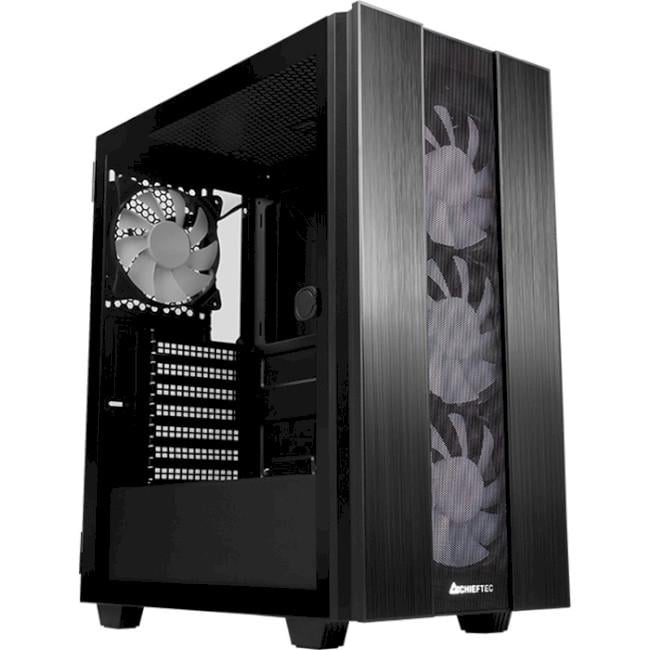 Корпус для ПК Chieftec Hunter 2 GS-02B-OP Midi-Tower ATX без БЖ Чорний (600130)