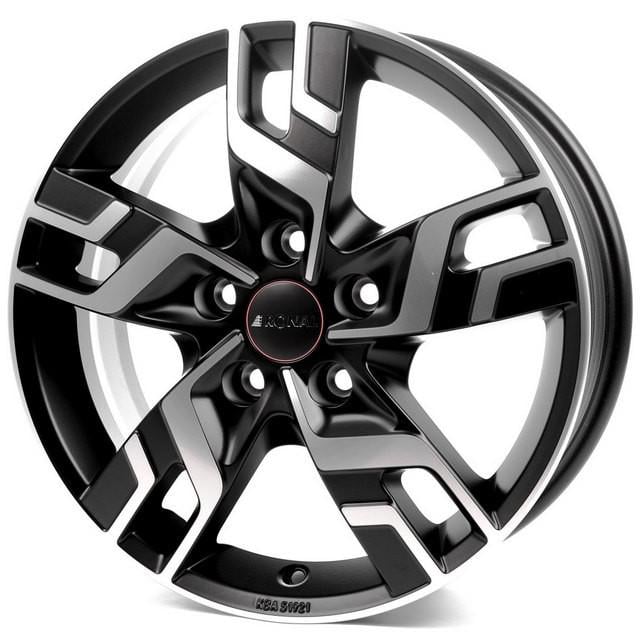 Диски литі Ronal R64 7x17 5x108 ET46 DIA65.1 Jet Black (1002239150)